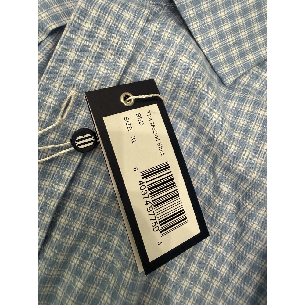 Holderness & Bourne  McColl Brushed Cotton Check Pattern Sport Shirt NWT XL - Picture 6 of 8